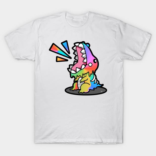 SM3GMASAURUS REX RAINBOW T-Shirt by KnavishApparel